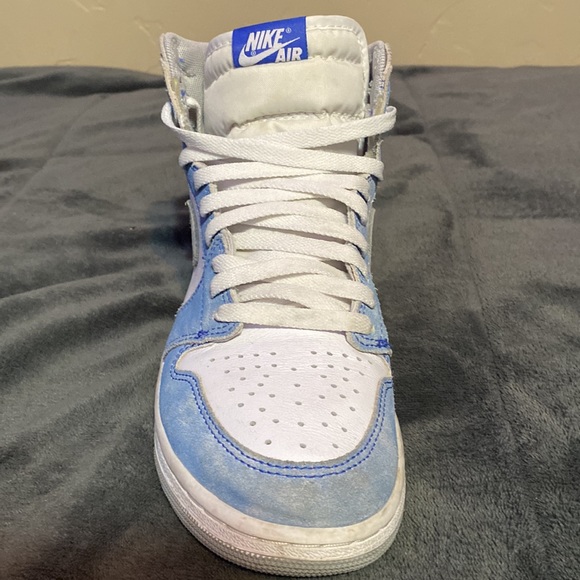 Jordan Ones “Hyper Royal/Light Smoke Grey-White” Men size 9.5 - Picture 8 of 17